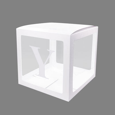 Image of Alphabet Number Transparent Packing Name  DIY Letter Balloon Box