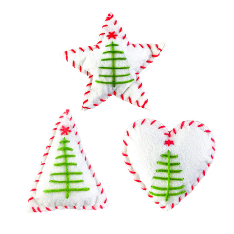 Image of Fabric-Christmas-Ornaments