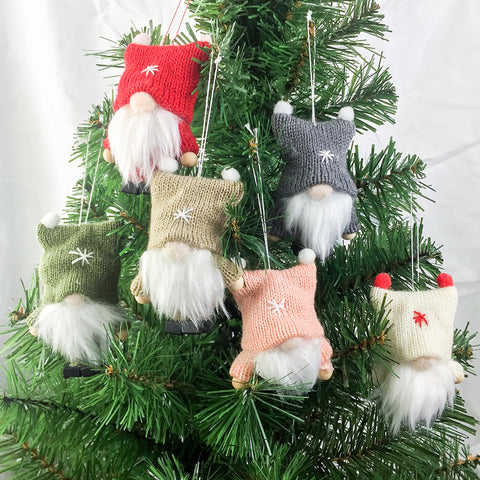 Image of Cloth-Christmas-Tree-Pendants
