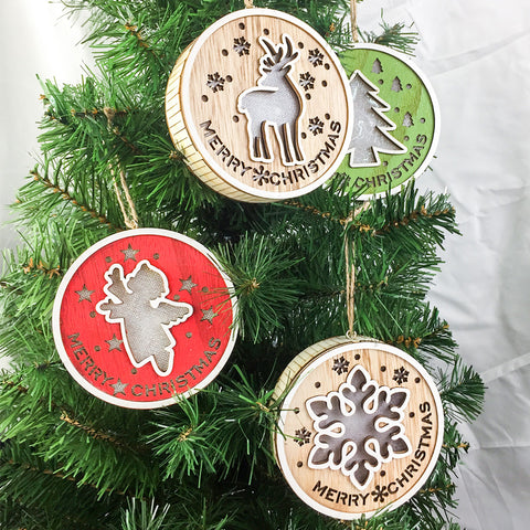 Image of Christmas-Shining-Tree-Pendant