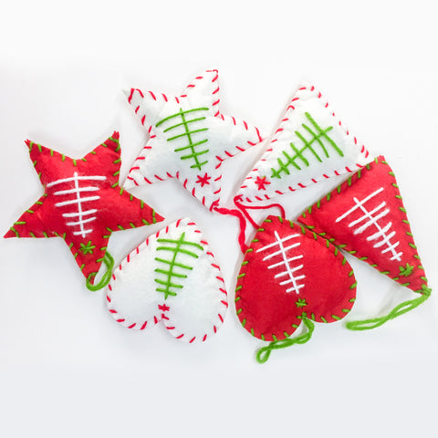 Image of Fabric-Christmas-Ornaments