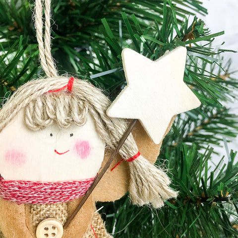 Image of Smiling-Angel-Tree-Ornaments