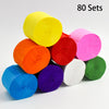 80 sets Crepe Paper Streamers