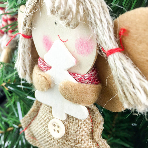 Image of Smiling-Angel-Tree-Ornaments