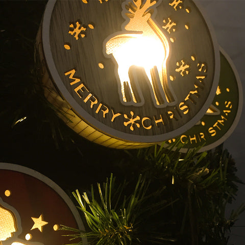 Image of Christmas-Shining-Tree-Pendant