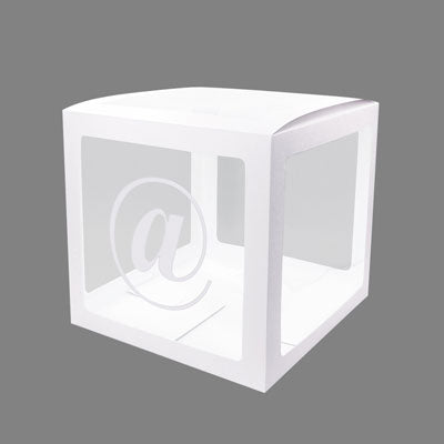 Image of Alphabet Number Transparent Packing Name  DIY Letter Balloon Box