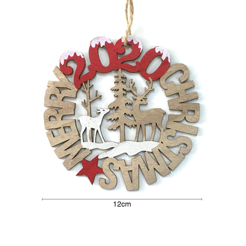 Image of 2020-Merry-Christmas-Wooden-Sign