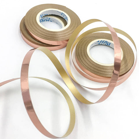 Image of 10 Meters 11 Yard Rose Gold Balloon Ribbon | Nicro Party