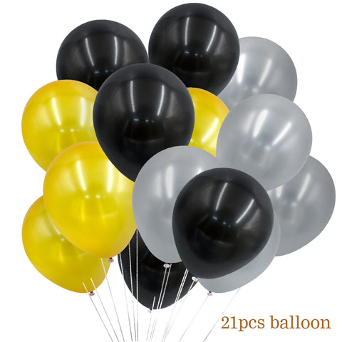 Image of Black Gold New Year Party Decoration | Nicro Party
