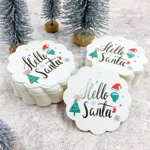 Image of 100 PCS Christmas Paper Tags | Nicro Party