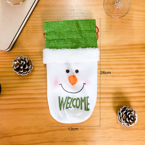Image of Christmas Wine Bottle Cover