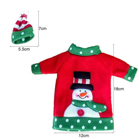 Image of Christmas Wine Bottle Cover