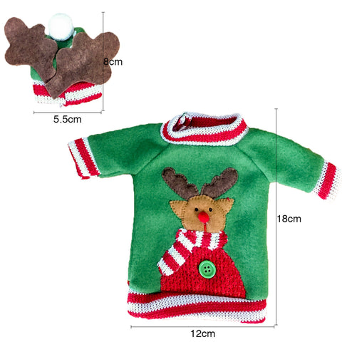 Image of Christmas Wine Bottle Cover