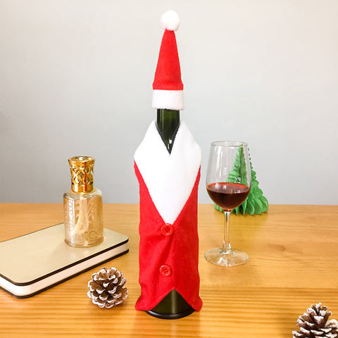 Image of Christmas Wine Bottle Cover