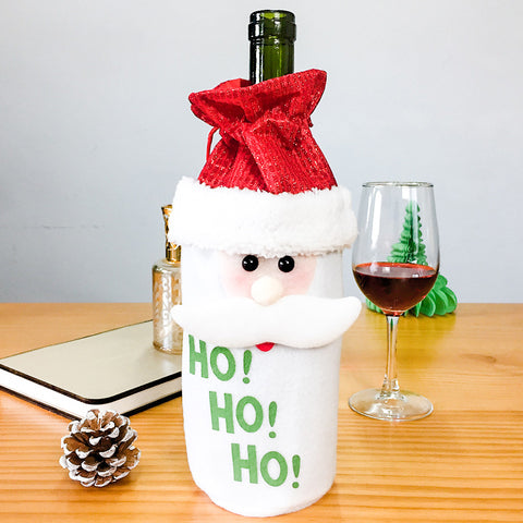 Image of Christmas Wine Bottle Cover