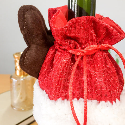 Image of Christmas Wine Bottle Cover