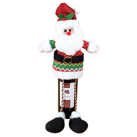 Image of Christmas Wine Bottle Cover
