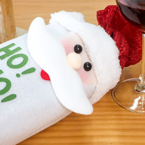 Image of Christmas Wine Bottle Cover
