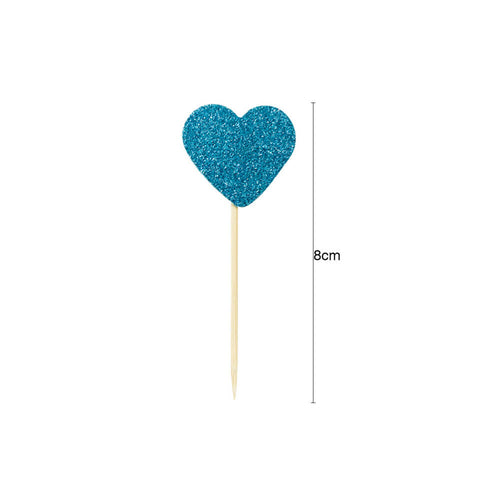 Image of 10 pcs/set Heart Cupcake Toppers | Nicro Party