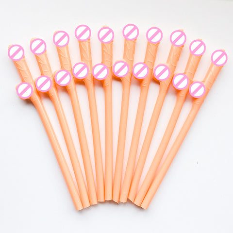 Image of 10 pcs/set Drinking Penis Straws