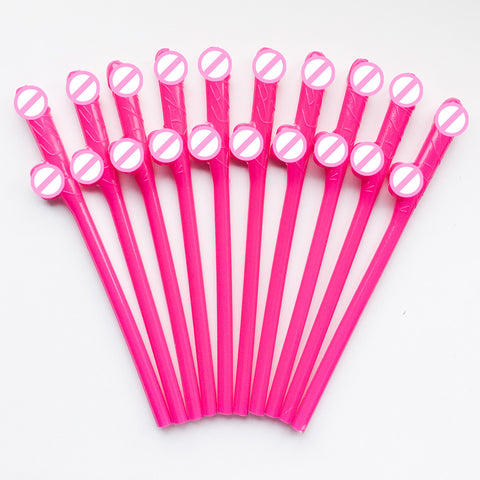 Image of 10 pcs/set Drinking Penis Straws