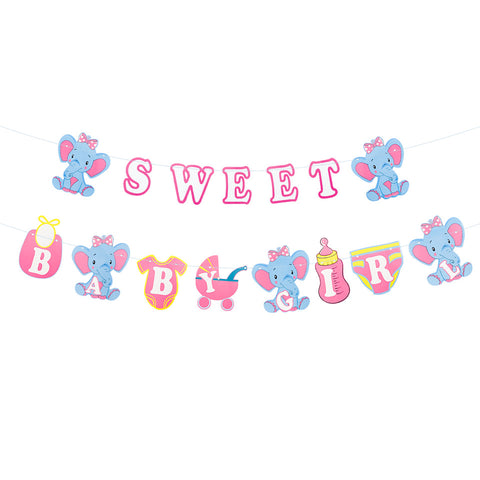 Image of Elephant Baby Shower Gender Reveal Party Decoration | Nicro Party