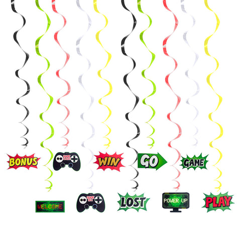 Image of Game Theme Spiral Ornaments | Nicro Party