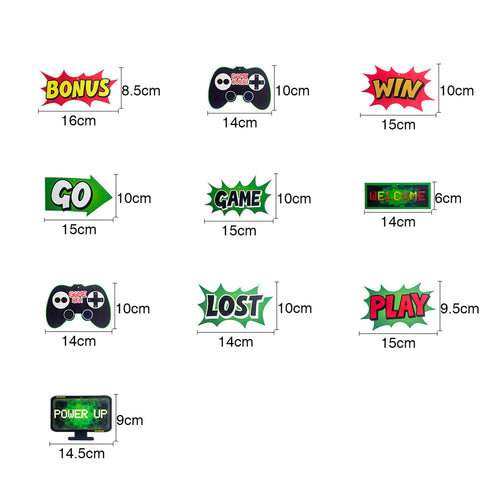 Image of Game Theme Spiral Ornaments | Nicro Party