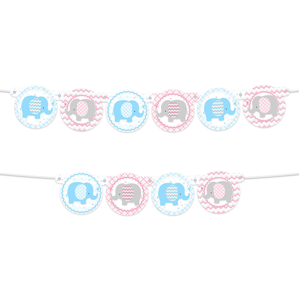 Elephant Gender Reveal banner
