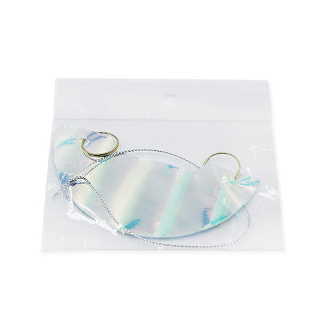Image of Iridescent Rainbow  Honeycomb Ball pom pom
