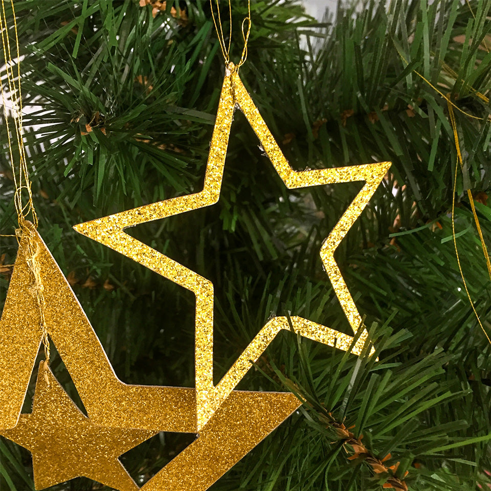 Hollow 3D Star Garland | Nicro Party
