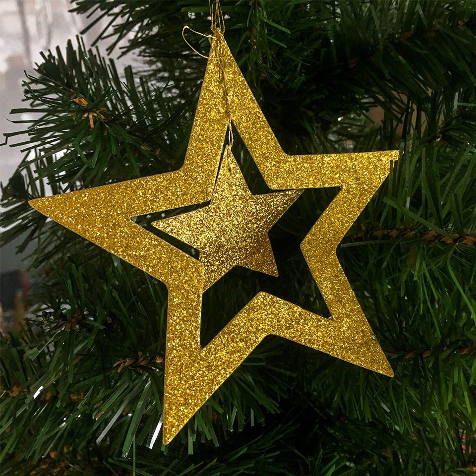 Hollow 3D Star Garland | Nicro Party