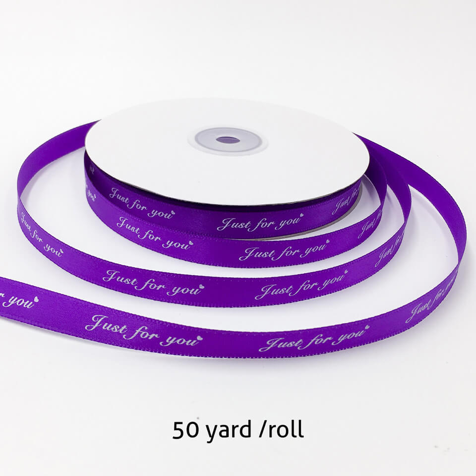 50 Yard Just For You Printed Ribbon | Nicro Party