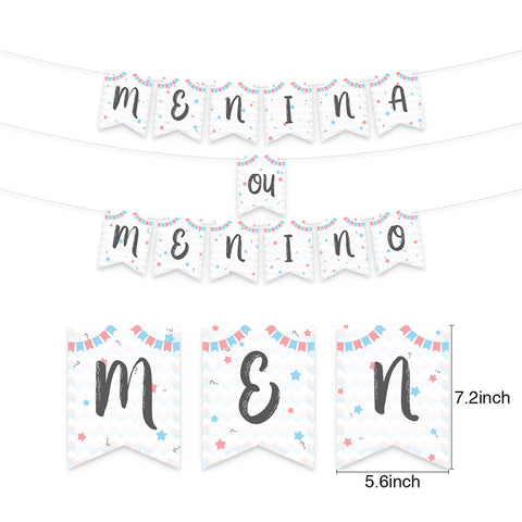Image of Menino ou Menina Gender Reveal Party Kit