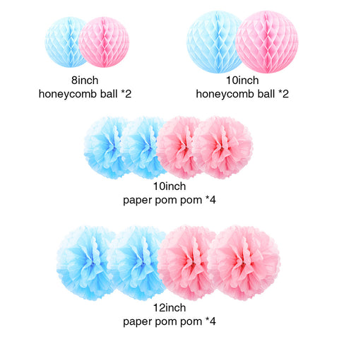 Image of Menino ou Menina Gender Reveal Party Kit