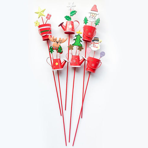 Image of 6 pcs/set Iron Christmas Tree Cuttings