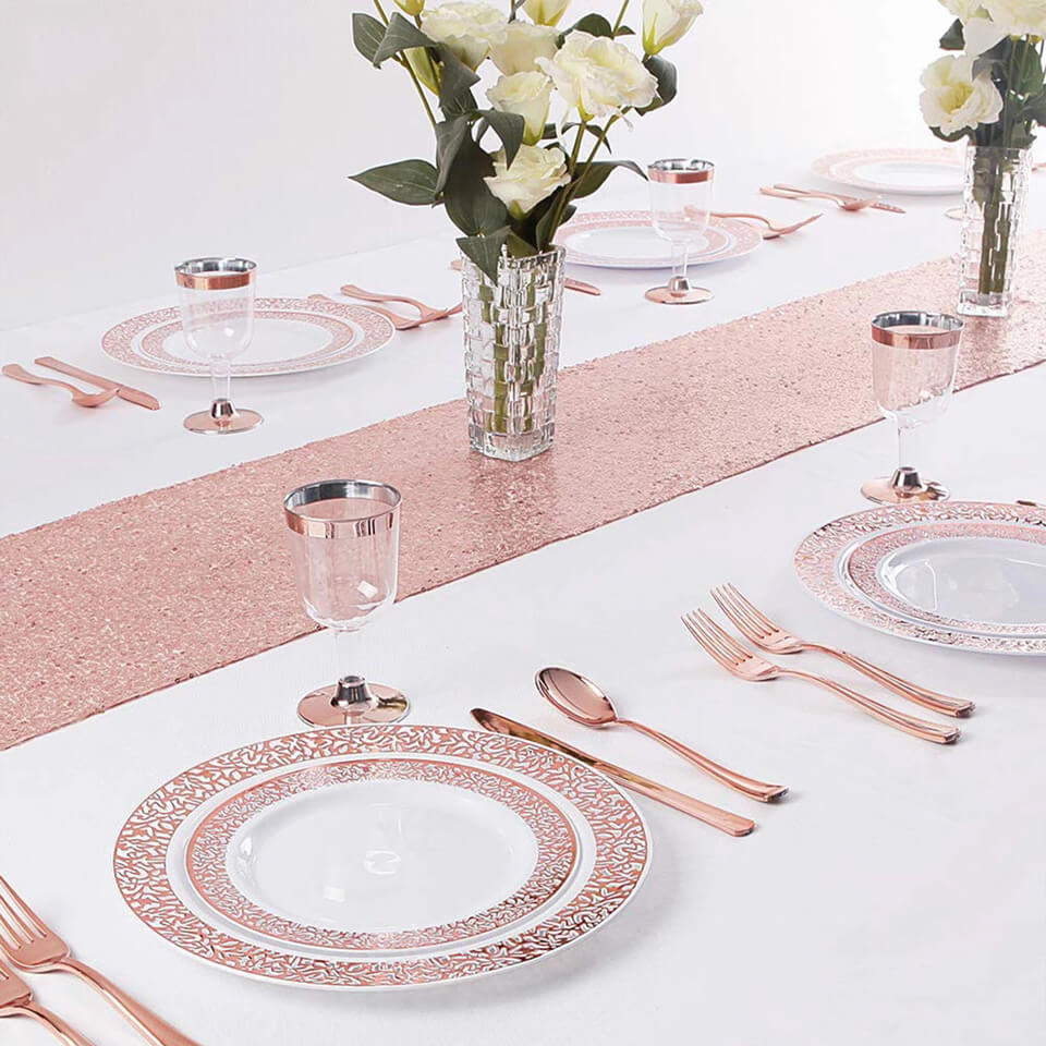 Disposable Clear Dinnerware Set  | Nicro Party