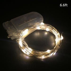 1/2/3M 10/20/30 Leds Christmas Lights String LED for Festival Wedding Birthday | Nicro Party