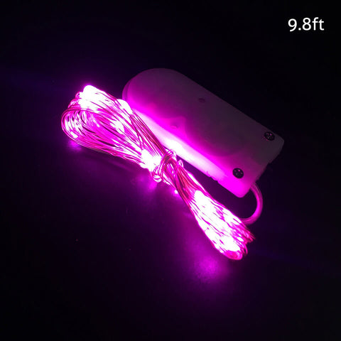 Image of 1/2/3M 10/20/30 Leds Christmas Lights String LED for Festival Wedding Birthday | Nicro Party