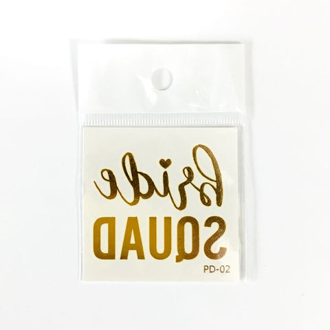 Image of Team Bride Tattoo Sticker | Nicro Party