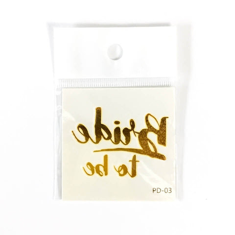 Image of Team Bride Tattoo Sticker | Nicro Party