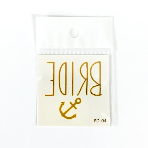 Image of Team Bride Tattoo Sticker | Nicro Party