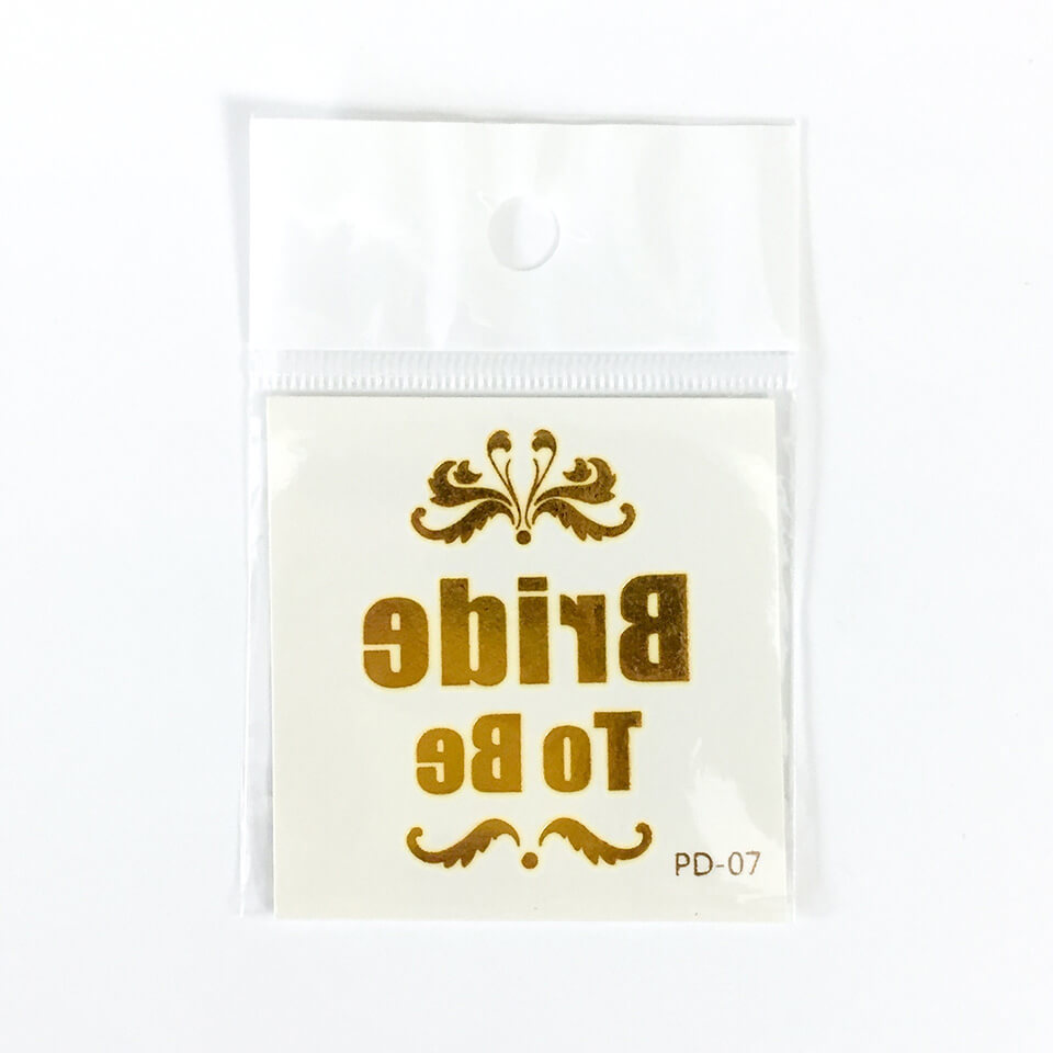 Team Bride Tattoo Sticker | Nicro Party