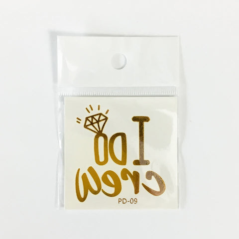 Image of Team Bride Tattoo Sticker | Nicro Party