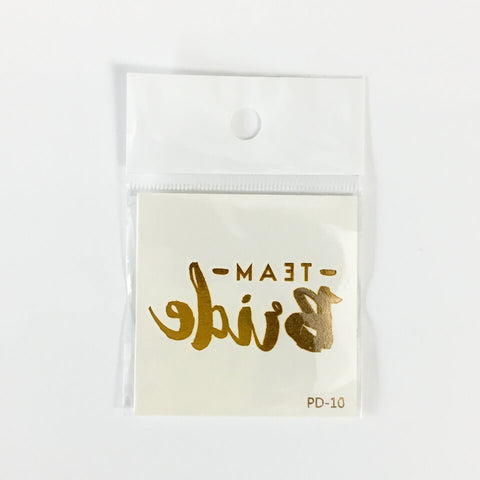 Image of Team Bride Tattoo Sticker | Nicro Party