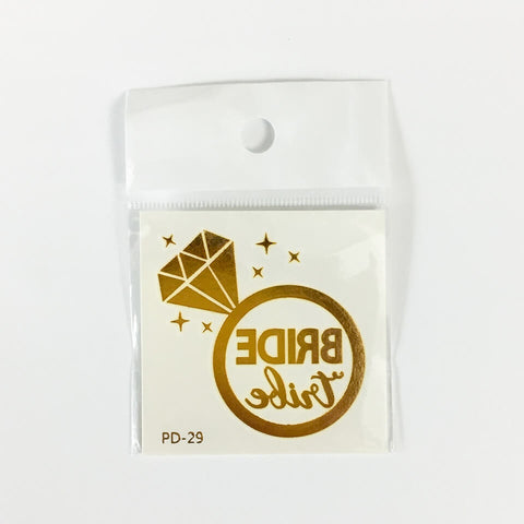 Image of Team Bride Tattoo Sticker | Nicro Party