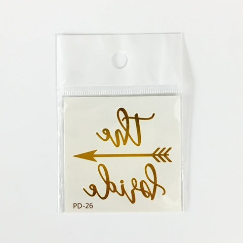 Image of Team Bride Tattoo Sticker | Nicro Party
