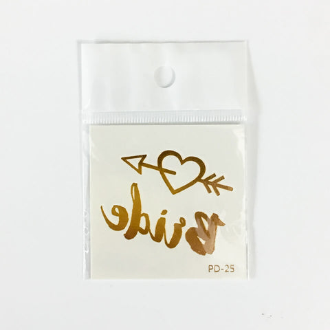 Image of Team Bride Tattoo Sticker | Nicro Party