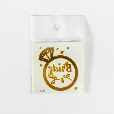 Image of Team Bride Tattoo Sticker | Nicro Party