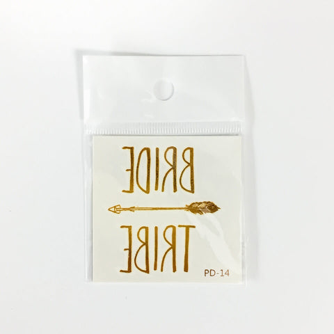 Image of Team Bride Tattoo Sticker | Nicro Party